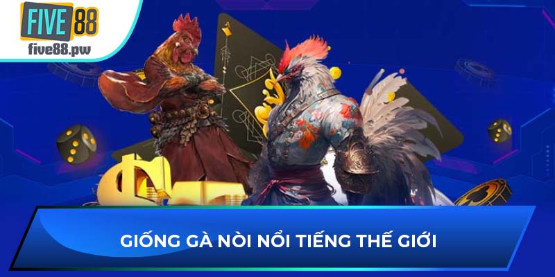 Giống gà nòi nổi tiếng thế giới